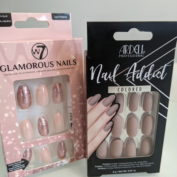 2 packs of coffin & oval style press on nails - Picture 6 of 6